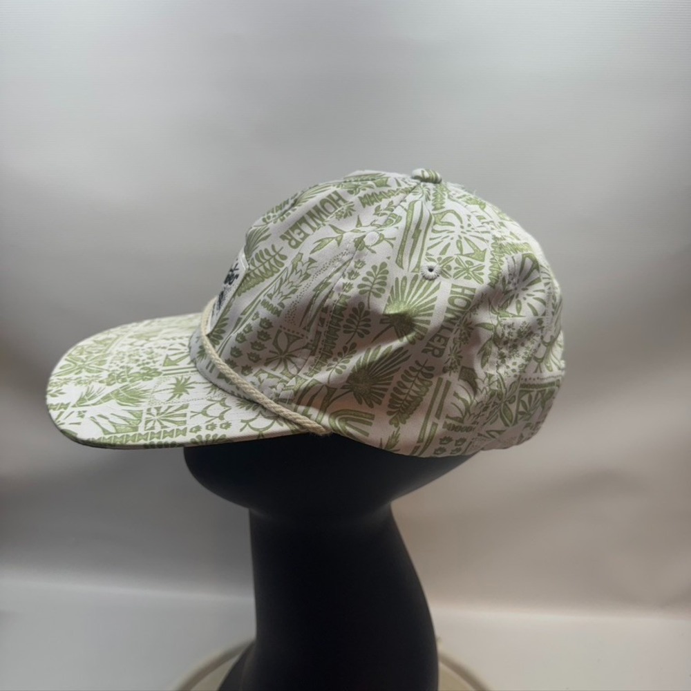 Howler Brothers South Seas Snapback Hat Tropical Plants White/Green One Size - Picture 4 of 6